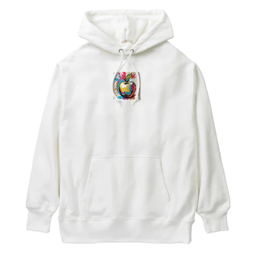 りんごアート Heavyweight Hoodie