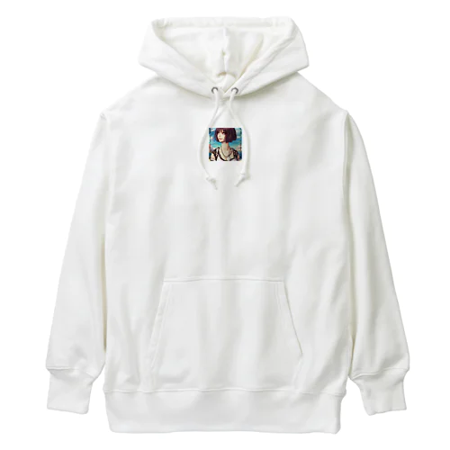 希望に満ちた娘 Heavyweight Hoodie