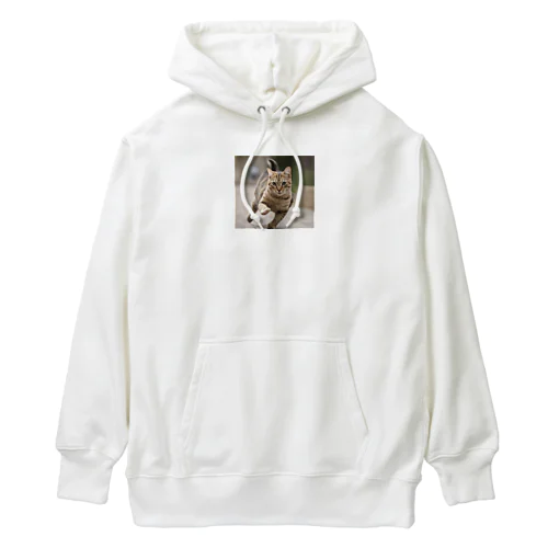 猫の追い風 Heavyweight Hoodie