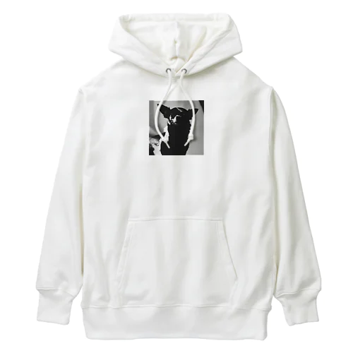 モノクローム・カノン：チワワのスタイル Heavyweight Hoodie