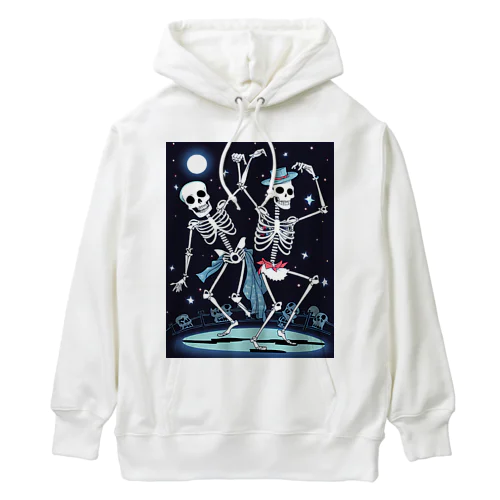 ハロウィンスケルトンダンス03 Heavyweight Hoodie