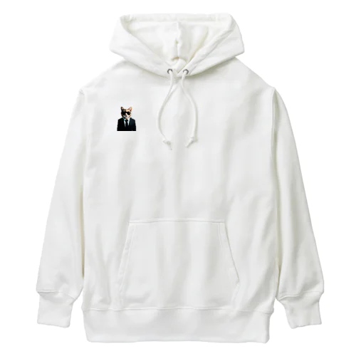 サングラスを掛けた猫 Heavyweight Hoodie