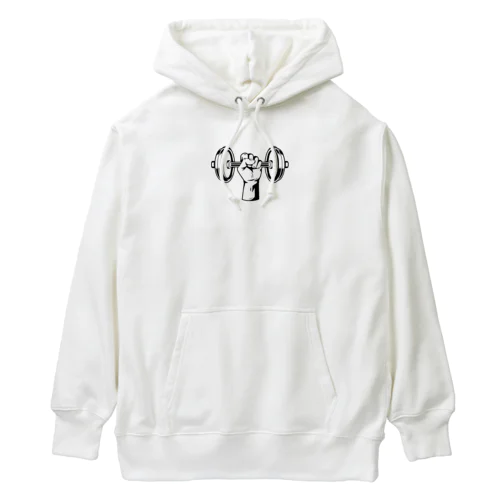 筋トレ中 Heavyweight Hoodie