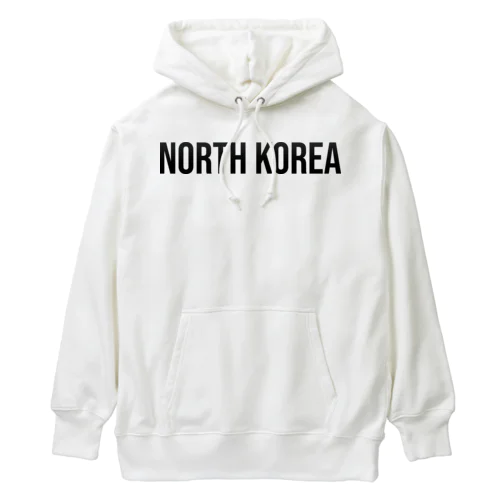 北朝鮮 ロゴブラック Heavyweight Hoodie