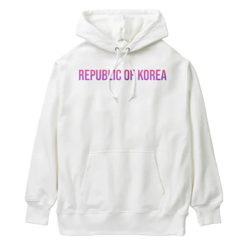 韓国 ロゴピンク Heavyweight Hoodie