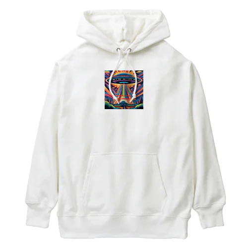 サイケデリック　UFO Encountering the Unknown Heavyweight Hoodie