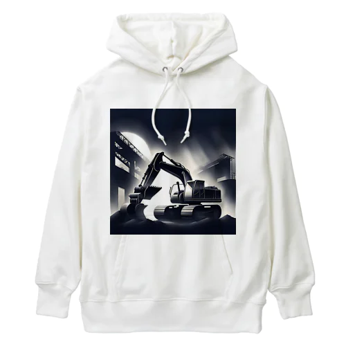 モノクロユンボグッズ Heavyweight Hoodie