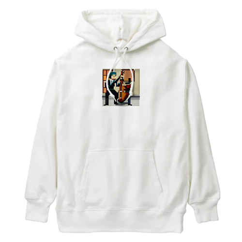 ドット絵のダブルベース Heavyweight Hoodie