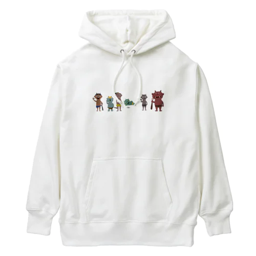 こ鬼ら　のほほん3 Heavyweight Hoodie