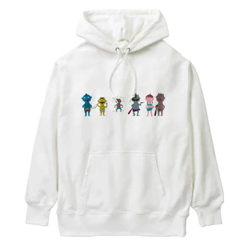 こ鬼ら　のほほん4 Heavyweight Hoodie