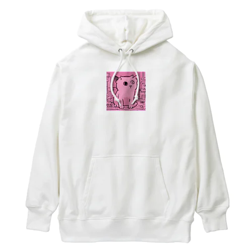 ピンクキャット Heavyweight Hoodie