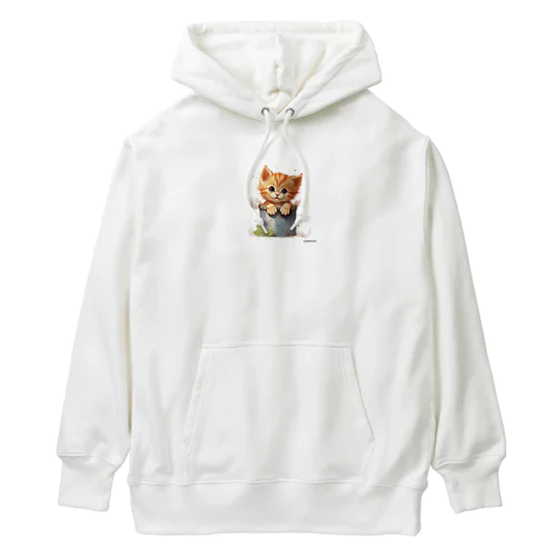 三つ子ネコのアプル Heavyweight Hoodie