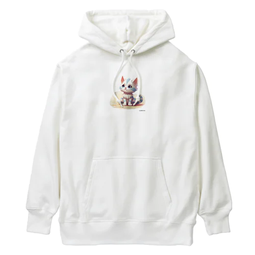 三つ子ネコのミント Heavyweight Hoodie