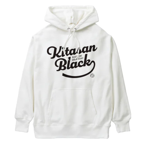 キタサンブラック（タイポグラフィBLACK） Heavyweight Hoodie