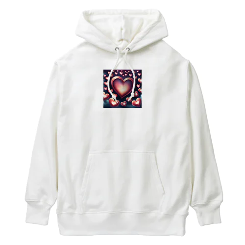 ハートがいっぱい③ Heavyweight Hoodie