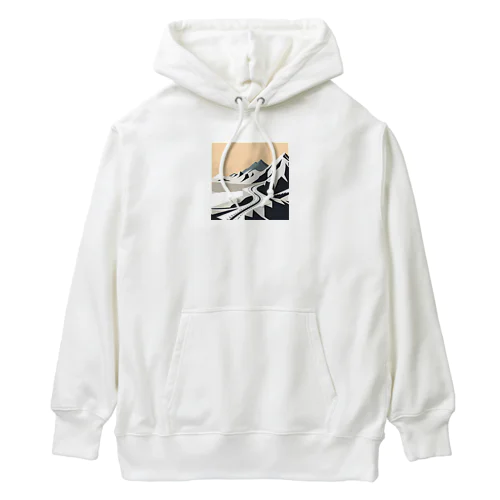 有名な観光スポットイメージ画像： シルクロード（中央アジアから中国まで） Heavyweight Hoodie