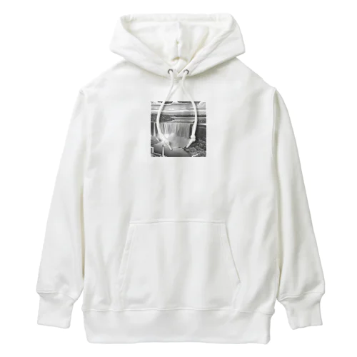 有名な観光スポットイメージ画像：ナイアガラの滝（カナダ、オンタリオ州） Heavyweight Hoodie