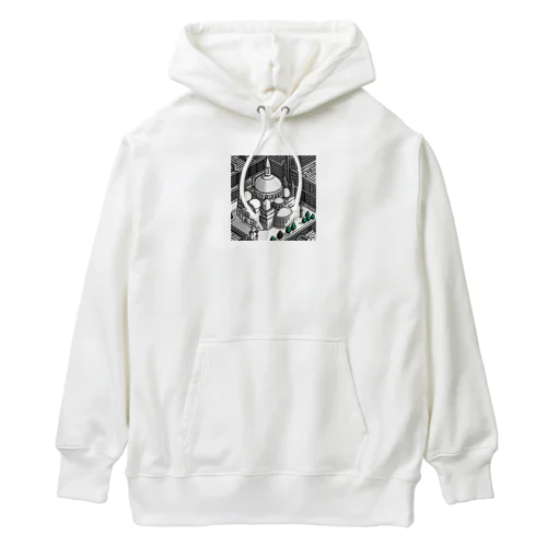 有名な観光スポットイメージ画像：イスタンブールのアヤソフィア（トルコ） Heavyweight Hoodie