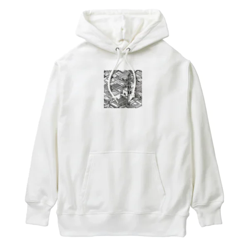 有名な観光スポットイメージ画像：モロッコのマラケシュ旧市街（モロッコ、マラケシュ） Heavyweight Hoodie