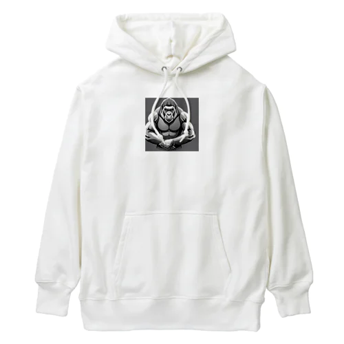 イラスト　ゴリラ Heavyweight Hoodie