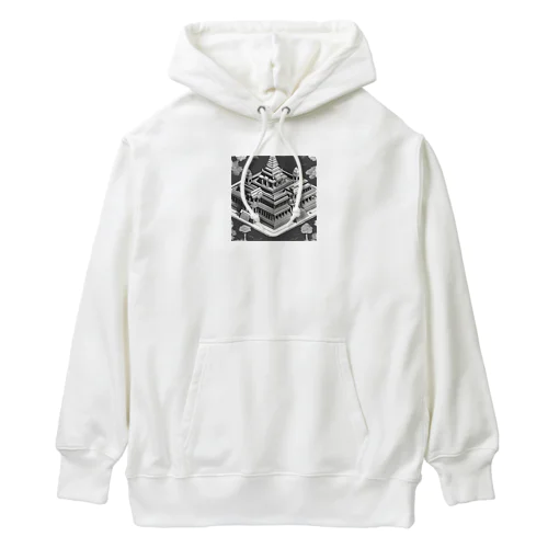 有名な観光スポットイメージ画像：アンコールワット（カンボジア） Heavyweight Hoodie