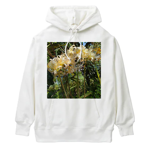 白いひがん花 Heavyweight Hoodie