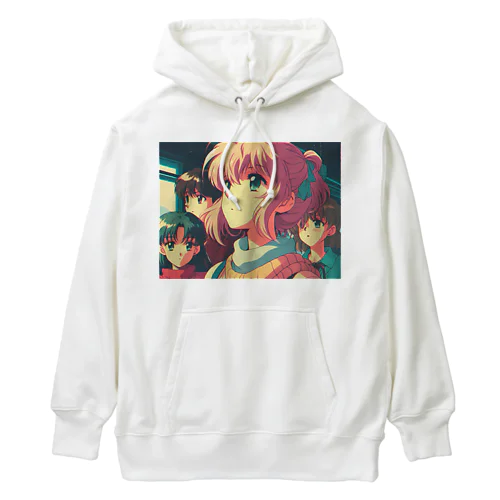 「OVA 地球最後の冬休み」| 90s J-Anime "OVA The Last Winter Vacation on Earth" Heavyweight Hoodie