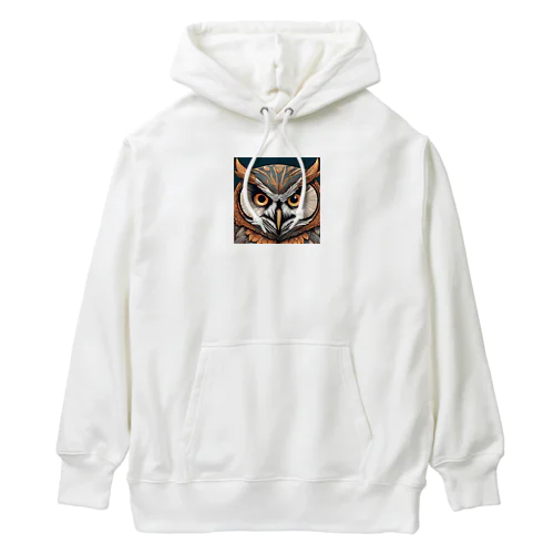 フクロウくんグッズ Heavyweight Hoodie