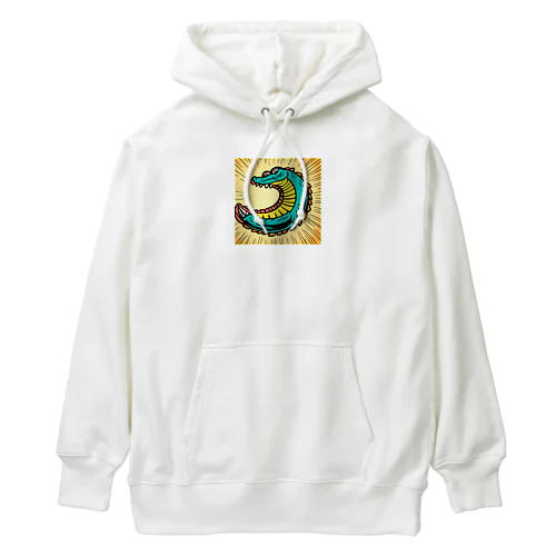 可愛いワニ Heavyweight Hoodie