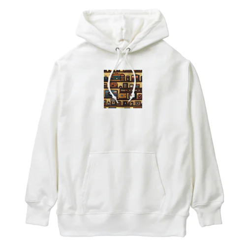 レトロドット Heavyweight Hoodie