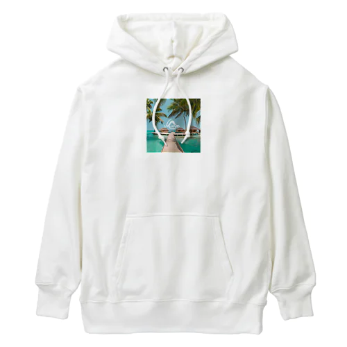 モルディブビーチバンガロー Heavyweight Hoodie