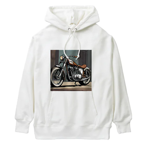 クラッシクなバイクのグッツ Heavyweight Hoodie