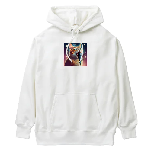 良い声の猫 Heavyweight Hoodie