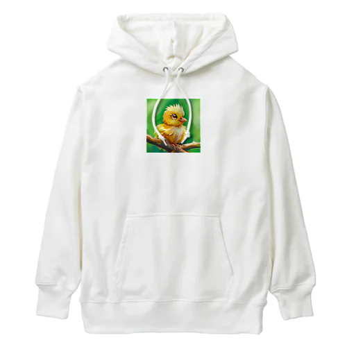 木の枝のひよこ Heavyweight Hoodie