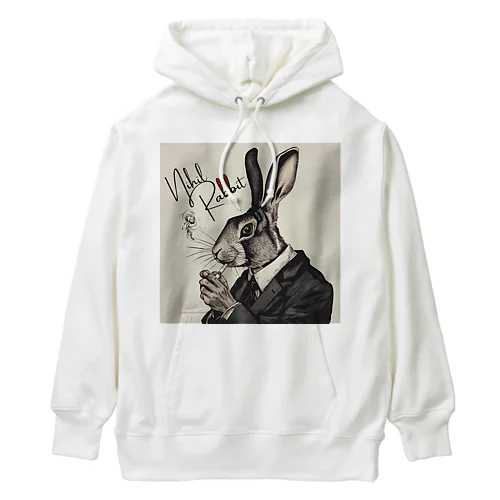 ニヒルうさぎ Ⅰ Heavyweight Hoodie