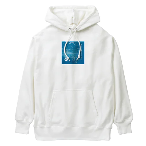 海の環境を守ろう Heavyweight Hoodie