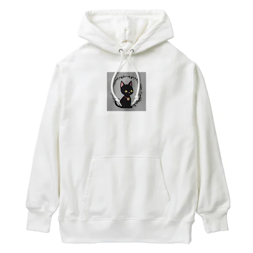 かわいい黒猫 Heavyweight Hoodie