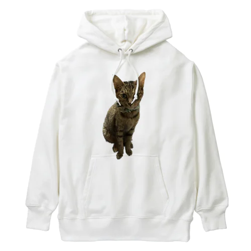 I love kijitora cat. Heavyweight Hoodie