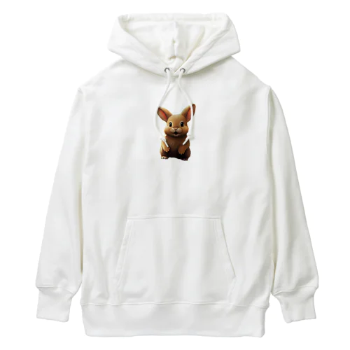 かわいいウサギくん Heavyweight Hoodie