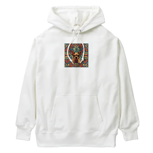 ハロウィンの魔法で輝くチワワアート Heavyweight Hoodie