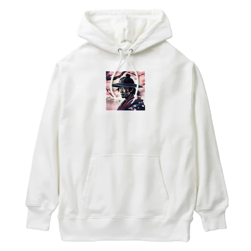 桜とサムライ Heavyweight Hoodie