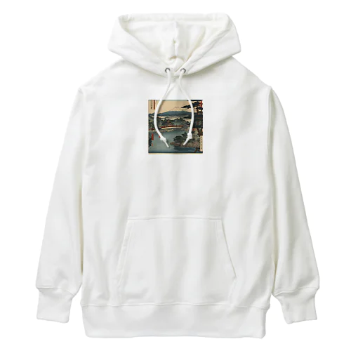 富士山の浮世絵風グッズ Heavyweight Hoodie