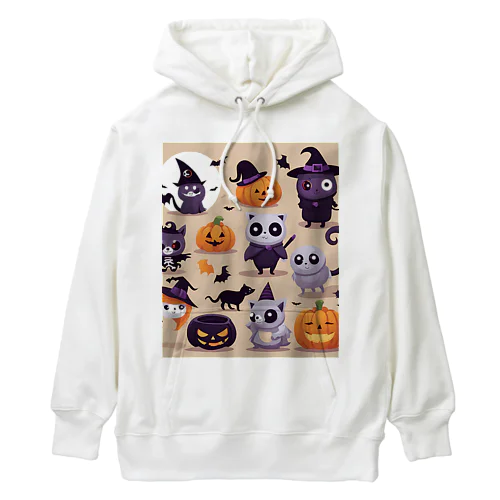 たくさんのかわいいハローウィーンキャラクター④ Heavyweight Hoodie