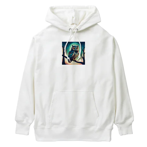 愛の護り手フクロウ Heavyweight Hoodie