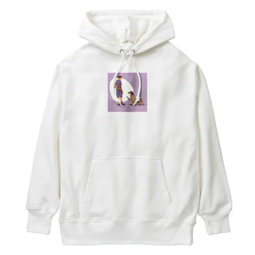 犬と人間 Heavyweight Hoodie