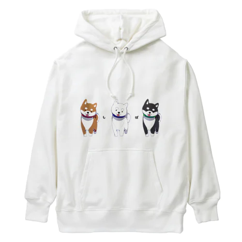 3色柴犬 Heavyweight Hoodie