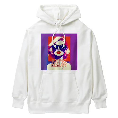 Iconic Beautyの女 Heavyweight Hoodie