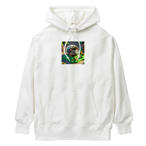 マイクラ的なハリネズミ Heavyweight Hoodie