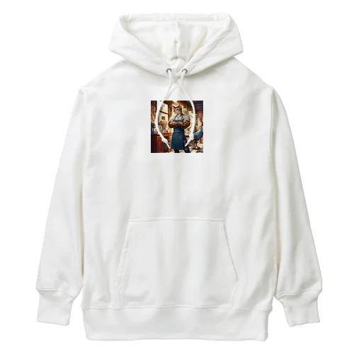 カリスマ美容師マッチョにゃん Heavyweight Hoodie