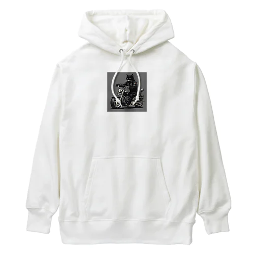 ワイルド黒猫 Heavyweight Hoodie